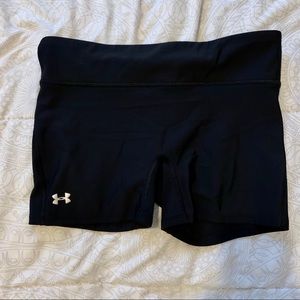 Under Armour black spandex shorts